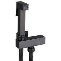Esip - Bidet Handbrause Schwarz Toilette Bad Bidet Wandhalterung Bidet Sprayer Messing Bidet Armaturen wc Kaltes Wasser Bidet Toilettensprüher, von ESIP