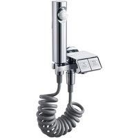 Bidet Handbrause Set Chrom Bidet Handbrause für Toilette, Bidet Handbrause Wandmontiert Handbrause Toilette Eins Rein Zwei Raus Toilette Bad Bidet von ESIP