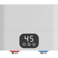 Elektronischer Durchlauferhitzer Küche 220v 5500W Warmwasserbereiter Elektrisch Instant Klein Durchlauferhitzer Dusche mit led Temperaturanzeige für von ESIP