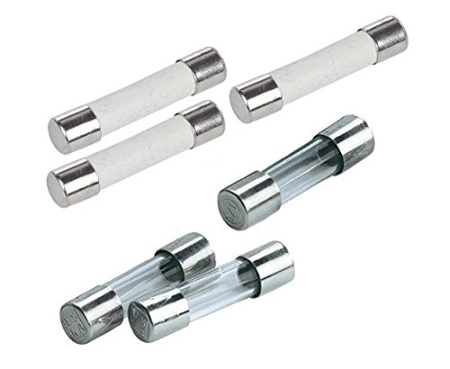 10 Stück ESKA G-Sicherungseinsatz Feinsicherung M 2A 5x20mm 521.020 mittelträge (MT) Glasrohr mit Löschmittel von ESKA