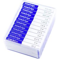 ESKA 632.820 632820 Feinsicherung-Sortiment (Ø x L) 6.3mm x 32mm Mittelträge -mT- Inhalt 120 Teile von ESKA