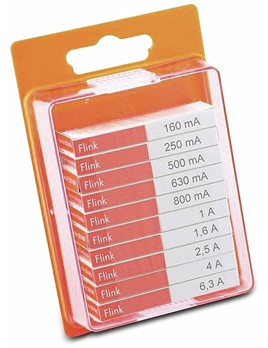 ESKA Feinsicherung-Sortiment 120900, (Ø x L) 5 mm x 20 mm Flink -F- Inhalt 100 St. von ESKA