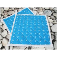 Topflappen-Set Im Maritim-Design/2-Teilig Topflappen-Set Im Maritim-Design/2-Teilig von ESKreativ