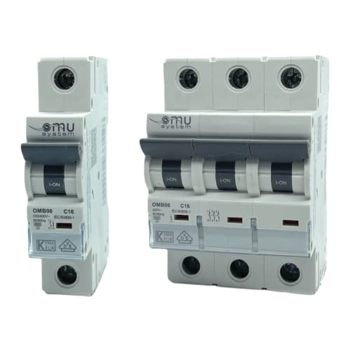Leitungsschutzschalter Sicherungsautomat LS-Schalter Hauptschalter C 6A C 63A (1Pol 25A) von ESL Electric