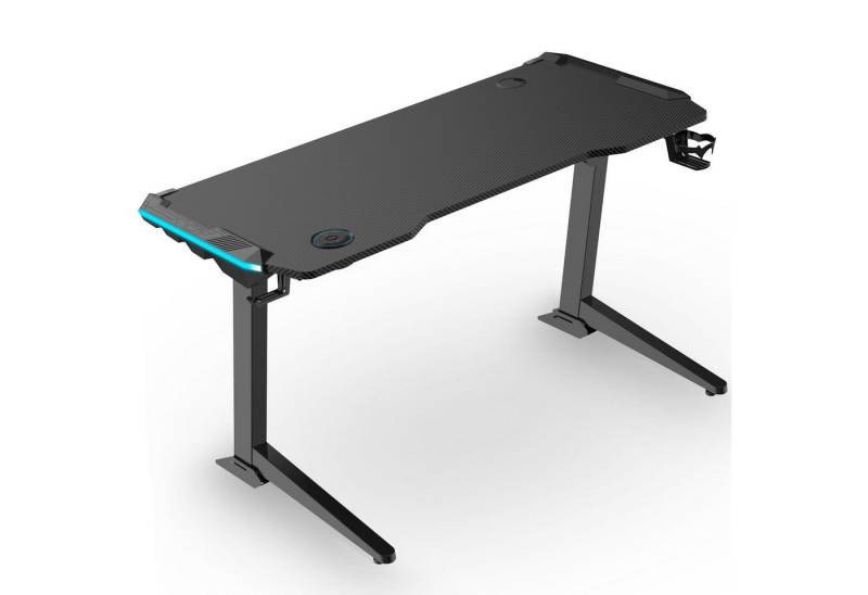 ESMART Gamingtisch ESMART Germany GTX-121 elektrisch höhenverstellbarer Gaming Schreibtisch 125 x 60cm von ESMART