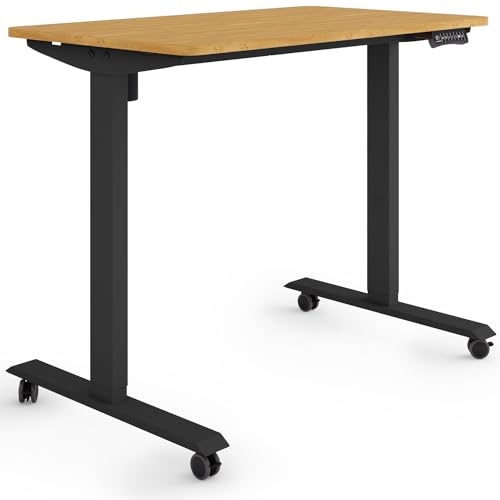 ESMART Germany ETX-121BBA 100 x 60 cm Bambus Dekor Ergonomischer Steh-Sitz-Schreibtisch auf Rollen Stufenlos elektrisch höhenverstellbar 78,5-128,5 cm 3X Memory Aktivitätserinnerung Soft-Start/Stopp ESMART Germany ETX-121BBA 100 x 60 cm Bambus Dekor Ergonomischer Steh-Sitz-Schreibtisch auf Rollen Stufenlos elektrisch höhenverstellbar 78,5-128,5 cm 3X Memory Aktivitätserinnerung Soft-Start/Stopp von ESMART