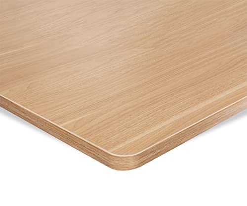 ESMART Germany TPL-106M stabile Schreib-Tisch-Platte aus MDF [Größenauswahl] 100 x 60 x 2,5 cm - Ahorn Dekor | Kratzfest, PVC-beschichtet, pflegeleicht, Bürotischplatte belastbar bis 120 kg von ESMART