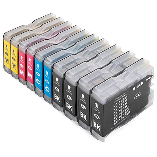 ESMONLINE 10 komp. Druckerpatronen als Ersatz für Brother LC-1000 LC-970 DCP 130C 135C 150C 330C 350C 540CN 560CN 750CW 770CW MFC 235C 240C 260C 3360C 440CN 465CN 5460CN 5860CN 660CN 680CN 885CW ESMONLINE 10 komp. Druckerpatronen als Ersatz für Brother LC-1000 LC-970 DCP 130C 135C 150C 330C 350C 540CN 560CN 750CW 770CW MFC 235C 240C 260C 3360C 440CN 465CN 5460CN 5860CN 660CN 680CN 885CW von ESMONLINE
