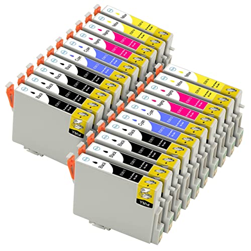 ESMONLINE 20 Set Multipack kompatible Druckerpatronen als Ersatz E615 T611 T612 T613 T614 T0615 Epson Stylus D68 D88 DX4200 DX4250 DX4800 DX4850 DX3800 von ESMONLINE