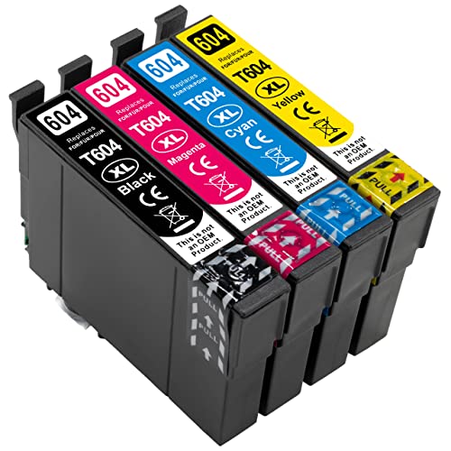 ESMONLINE 4 Set Multipack kompatible XL Druckerpatronen als Ersatz für Epson T604 604 Workforce WF-2910 WF-2930 WF-2950 Expression Home XP-2200 XP-3200 XP-4200 ESMONLINE 4 Set Multipack kompatible XL Druckerpatronen als Ersatz für Epson T604 604 Workforce WF-2910 WF-2930 WF-2950 Expression Home XP-2200 XP-3200 XP-4200 von ESMONLINE