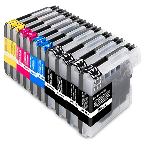 ESMOnline 10 komp. Druckerpatronen als Ersatz zu Brother LC-980 LC-985 LC-1100 für MFC 250 255 290C 295 490 5490CN 5890CN 5895CW 6490CW 6890CDW 790CW 795CW 990CW J265W J410 J415W J615W ESMOnline 10 komp. Druckerpatronen als Ersatz zu Brother LC-980 LC-985 LC-1100 für MFC 250 255 290C 295 490 5490CN 5890CN 5895CW 6490CW 6890CDW 790CW 795CW 990CW J265W J410 J415W J615W von ESMONLINE