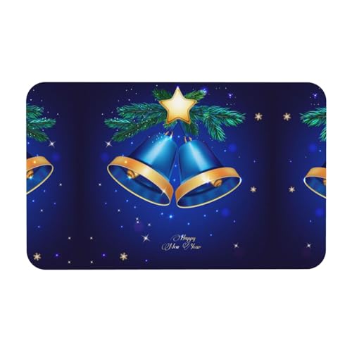 ESNAIUVCD Rutschfeste Badematte mit Aufschrift "Merry Christmas", 50 x 80 cm, super saugfähig, schnell trocknend, leicht zu reinigen, Badezimmer-Zubehör, Dekor ESNAIUVCD Rutschfeste Badematte mit Aufschrift "Merry Christmas", 50 x 80 cm, super saugfähig, schnell trocknend, leicht zu reinigen, Badezimmer-Zubehör, Dekor von ESNAIUVCD