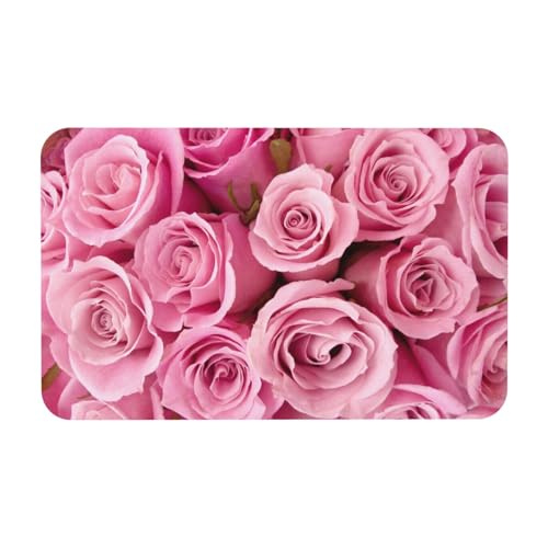ESNAIUVCD Rutschfeste Badematte mit Rosenmuster, 50 x 80 cm, super saugfähig, schnell trocknend, leicht zu reinigen, Badezimmer-Zubehör, Dekor ESNAIUVCD Rutschfeste Badematte mit Rosenmuster, 50 x 80 cm, super saugfähig, schnell trocknend, leicht zu reinigen, Badezimmer-Zubehör, Dekor von ESNAIUVCD