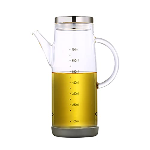 ESNY 750 Ml Olivenöl-Spenderflasche, 25 Oz Gravity Selbstklappbarer Klarglas-Gewürzbehälter Mit Griff Und Auslaufsicherem, Tropffreiem Ausguss Zum Kochen In Der Küch Transparent-750ml ESNY 750 Ml Olivenöl-Spenderflasche, 25 Oz Gravity Selbstklappbarer Klarglas-Gewürzbehälter Mit Griff Und Auslaufsicherem, Tropffreiem Ausguss Zum Kochen In Der Küch Transparent-750ml von ESNY