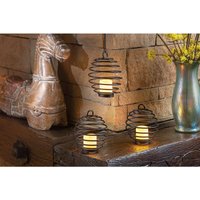 Esotec - Batterie Dekoleuchten Set Springfield mit Flackerlicht Kunststoffkerze von ESOTEC