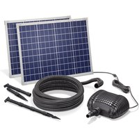 Solar Bachlaufpumpe 100W 5000l/h Solarpumpe Wasserfall Pumpe Teich Esotec 101970 von ESOTEC