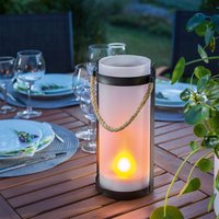 Solar Laterne Flammeneffekt Dekoleuchte Solarleuchte led Garten Esotec 102099 von ESOTEC