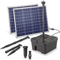 Solar Teichfilter Set Professional 100W 3400 l/h Gartenteich Teichpumpe 100911 von ESOTEC