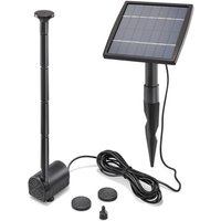 Solar Teichpumpe 1,5W 140l/h Solarpumpe Gartenteich Set Pumpenset esotec 101905 von ESOTEC