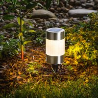 Moderne Solarleuchte PucLight warmweiß Solarlampe Wegeleuchte Esotec 102608 von ESOTEC