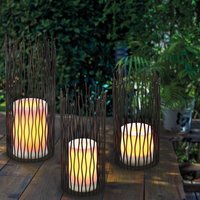 esotec Solar Dekoleuchte BAMOKO 3er-Set Tischlicht LED-Kerze METALL IP44 102246 esotec Solar Dekoleuchte BAMOKO 3er-Set Tischlicht LED-Kerze METALL IP44 102246 von ESOTEC