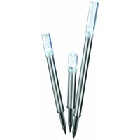 Solar led Leuchtstäbe Trio Sticks, 3er Set, Luftblasen, Akku, Gartenstecker, Außenleuchte, Wegeleuchte, Gartenleuchte, Pfostenleuchte, kaltweiß, von ESOTEC