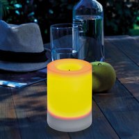Esotec - Solar LED-Kerze Mila 7,5x10cm Flackerlicht Flacker-Effekt outdoor 102231 von ESOTEC