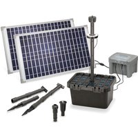Esotec - Solar Teichfilter Set 50/1300 + Akku led Solarpumpe Filter Gartenteich 101063 von ESOTEC