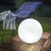 Solar multicolor Leuchtkugel 40 cm - 7 Lichtfarben Dauerlicht oder Wechsellicht - 8 Std. - Solarmodul 0,64 Wp - Solarleuchte Esotec 102611 von ESOTEC