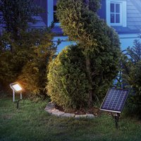 Solarstrahler warmweiß Flutlicht Solarleuchte led Garten Deko Esotec 102701 von ESOTEC