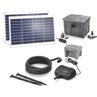 esotec Solar Premium Teichfilter-Set 70/2800 Akku Solarmodul Komplettset 101091 von ESOTEC