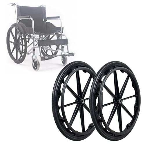 ESOYAWE 20 Zoll 22 Zoll 24 Zoll Rollstuhlräder 2 Stück, Einteilig Gegossene Räder Ersatz Lenkrollen Für Rollstuhl, Festes Polyurethan Abriebfest Hinterräder des Rollstuhls Mit Armlehnen (Size : 20in( ESOYAWE 20 Zoll 22 Zoll 24 Zoll Rollstuhlräder 2 Stück, Einteilig Gegossene Räder Ersatz Lenkrollen Für Rollstuhl, Festes Polyurethan Abriebfest Hinterräder des Rollstuhls Mit Armlehnen (Size : 20in( von ESOYAWE