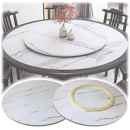 Lazy Susan Drehteller Aus Holz, Runder Drehplatte Servierplatte, Tischplatte Drehscheibe Mit Silent Base, Esstisch Drehbare Platte, Für Partys, Bankette, Hochzeiten, Feste, DiameterØ50~100cm Lazy Susan Drehteller Aus Holz, Runder Drehplatte Servierplatte, Tischplatte Drehscheibe Mit Silent Base, Esstisch Drehbare Platte, Für Partys, Bankette, Hochzeiten, Feste, DiameterØ50~100cm von ESOYAWE