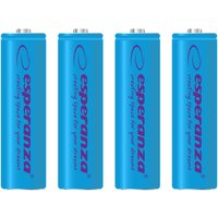 Esperanza wiederaufladbare batterien ni mh aa 2000mah 4st blau von ESPERANZA