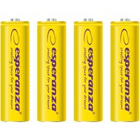 Esperanza wiederaufladbare batterien ni mh aa 2000mah 4st gelb von ESPERANZA