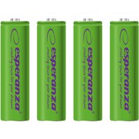 Esperanza wiederaufladbare batterien ni mh aa 2000mah 4st grun von ESPERANZA