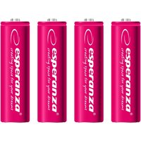 Esperanza wiederaufladbare batterien ni mh aa 2000mah 4st rot von ESPERANZA