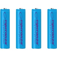 Esperanza wiederaufladbare batterien ni mh aaa 1000mah 4st blau von ESPERANZA