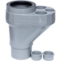 Espinosa - 100 mm evac+ Multikupplung für PVC-Einheitsfallrohr, primär belüftet von ESPINOSA