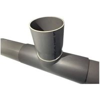 PVC-Abzweigsattel 125x125 mm, 90 Grad, 30 cm lang. von ESPINOSA