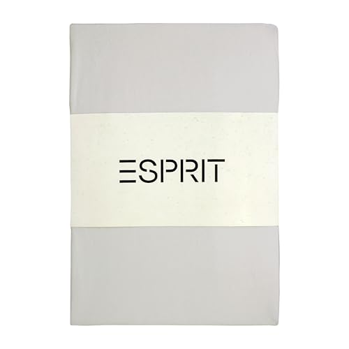 Esprit - Spannbettlaken 100 x 200 cm - Grau - für bis zu 30cm Matratzenhöhe - supergekämmter Baumwolle mit ÖkoTex Made in Green Siegel von Esprit Home
