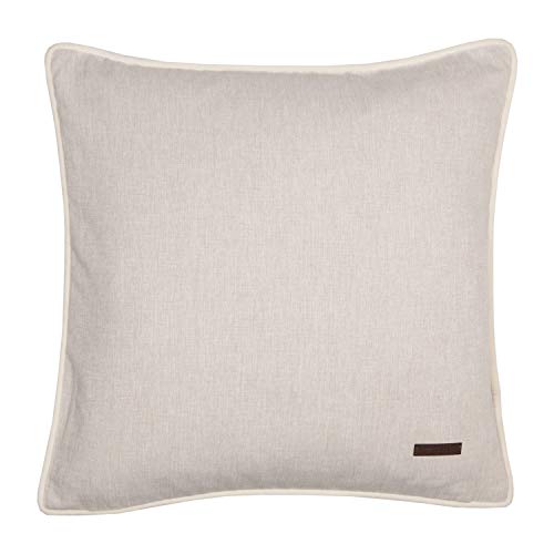 Esprit Deko Kissen Harp • 2er Set Kissenbezug 38x38 Natur • Deko Wohnzimmer • ohne Füllung • 100% Polyester von Esprit