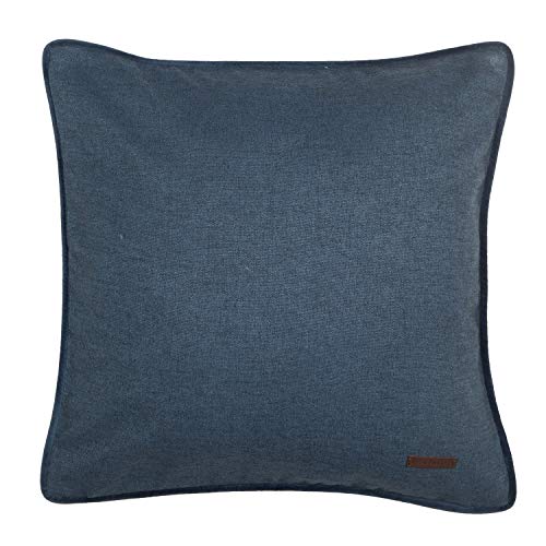 Esprit Deko Kissen Harp • 2er Set Kissenbezug 38x38 Petrol • Deko Wohnzimmer • ohne Füllung • 100% Polyester von Esprit