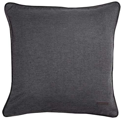 Esprit Deko Kissen Harp • 2er Set Kissenbezug 38x38 anthrazit • Deko Wohnzimmer • ohne Füllung • 100% Polyester von Esprit