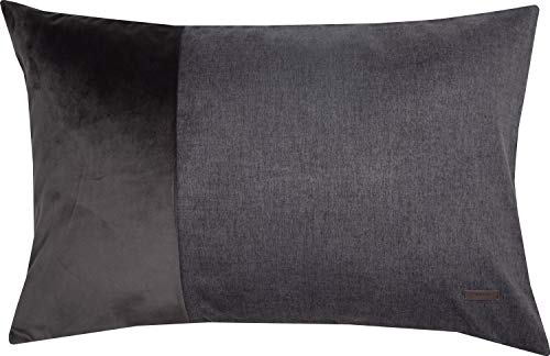 Esprit Deko Kissen Harp • 2er Set Kissenbezug 38x58 anthrazit • Deko Wohnzimmer • ohne Füllung • 100% Polyester von Esprit