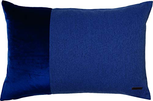 ESPRIT Deko Kissen Harp • 2er Set Kissenbezug 38x58 royal • Deko Wohnzimmer • ohne Füllung • 100% Polyester von ESPRIT