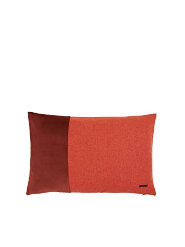 ESPRIT Deko Kissen Harp • Kissenbezug 38x58 rot • Deko Wohnzimmer • ohne Füllung • 100% Polyester von ESPRIT