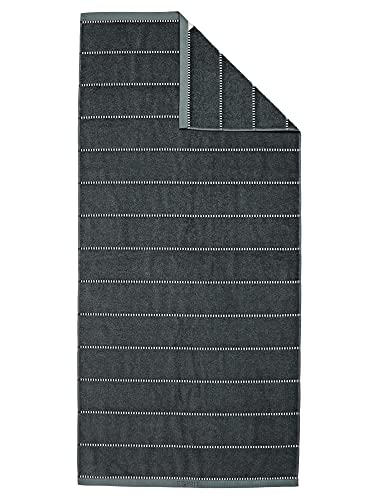 ESPRIT Handtuch Box Stripes | 740 Grey Steel - 50 x 100 von ESPRIT