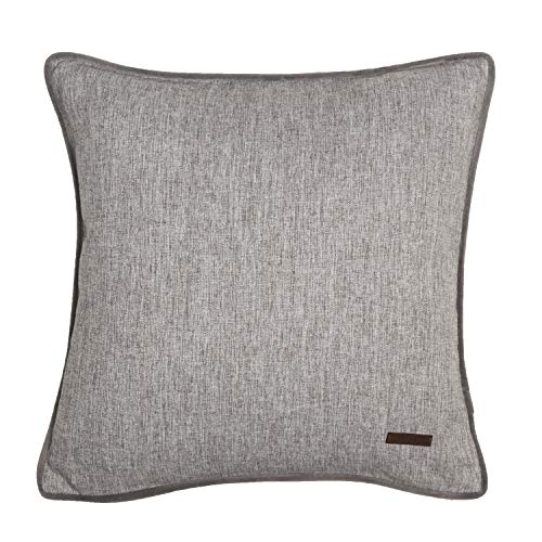 ESPRIT Harp Zierkissenhülle 2er Set hellgrau • Kissenhülle 40x40 ohne Füllung • hochwertiger Kunstfaser Bezug • waschbarer Zierkissenbezug von ESPRIT