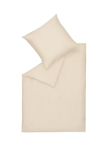 ESPRIT Home Bettwäsche-Garnitur Washed Cotton Farbe beige Größe 135x200+80x80 von ESPRIT